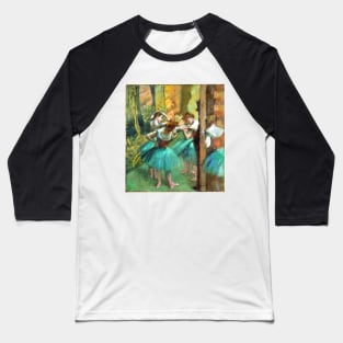 Degas' Dancers, Pink and Green c. 1819 Baseball T-Shirt